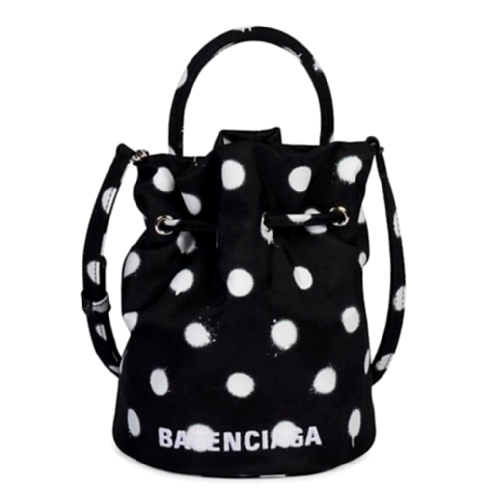 Balenciaga mini polka dot crossbody bag